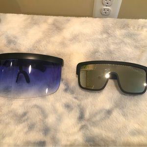 Mirror Visor Sunglasses Bundle